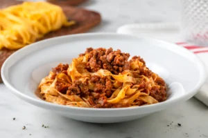 Si te bejme pasta alla bolognese
